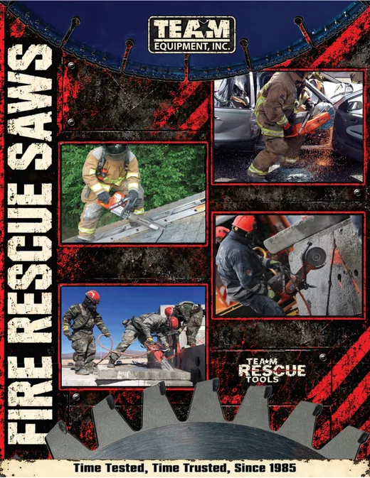 Cover of the Team Equipment 2026 saw brochure